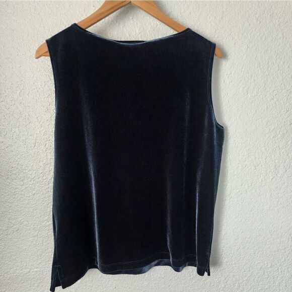 Chico's velvet sleeveless blouse layers essential - Picture 4 of 8